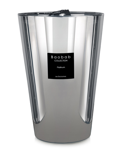 Baobab Collection Platinum Scented Candle, 13.8"