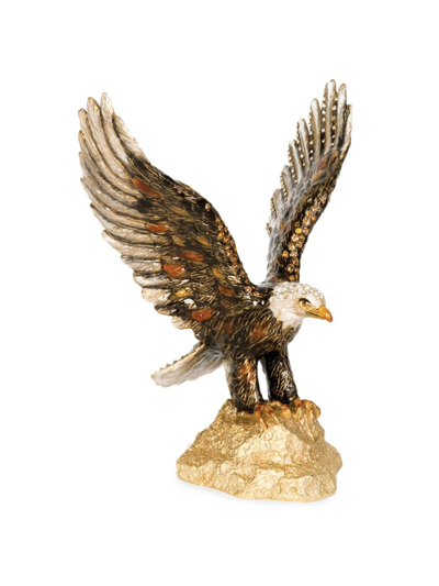 Jay Strongwater Lincoln Eagle Figurine In Natural