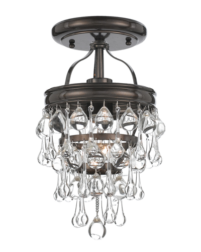 Crystorama Calypso 1-light Mini Chandelier In Gold