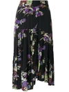 Isabel Marant Inaya Crepe De Chine Skirt In Multicolor