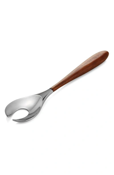 Nambe 'curvo' Serving Fork In Gold
