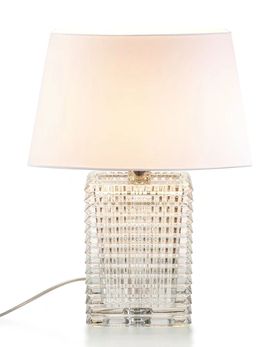 Baccarat Eye Crystal Lamp With Shade In Clear