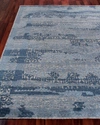 Exquisite Rugs Baker Hand-knotted Wool Area Rug, 9' X 12' In Blue