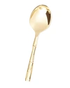 Wallace Silversmiths Gold Bamboo Serving Spoon