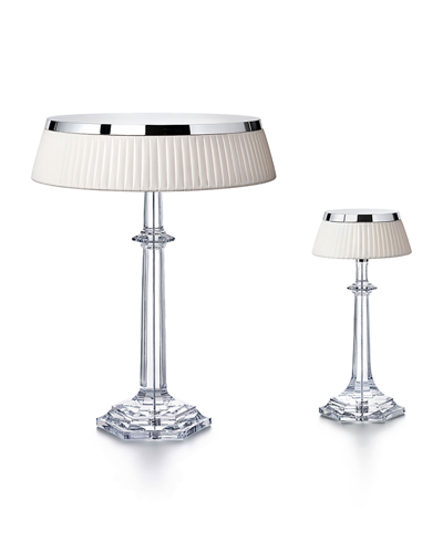 Baccarat Bon Jour Versailles Large Crystal Table Lamp In Clear