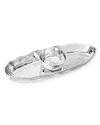 Beatriz Ball Soho Brooklyn Deep Oval Chip & Dip Server