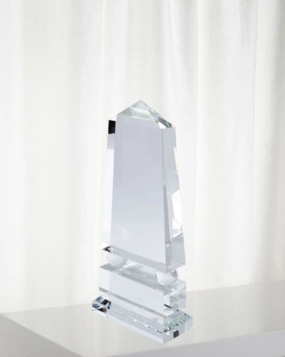 Global Views Wide Crystal Obelisk