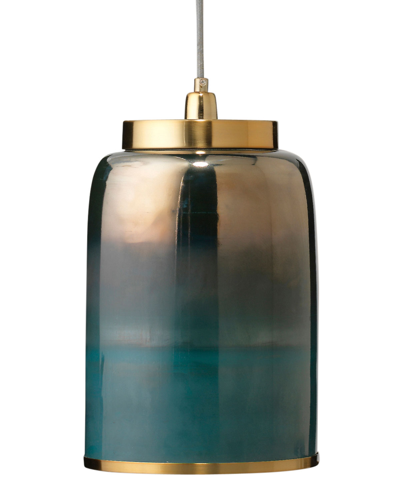 Jamie Young Medium Vapor Pendant In Blue