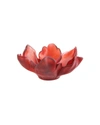 Daum Small Tulip Bowl In Red