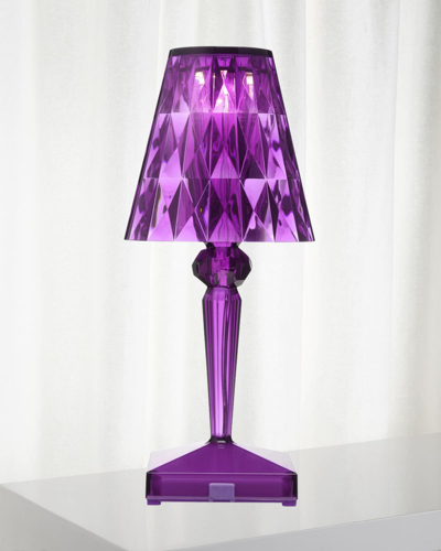 Kartell Rechargeable Battery Lamp In Purple