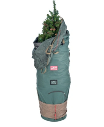 Treekeeper Large Upright Christmas Tree Storage Bag With Rolling Tree Stand In Green