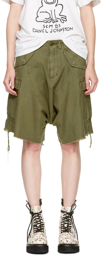 R13 Green Cargo Culottes