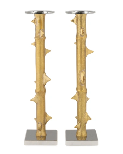 Michael Aram Special Edition Thorn Candleholders, Set Of 2