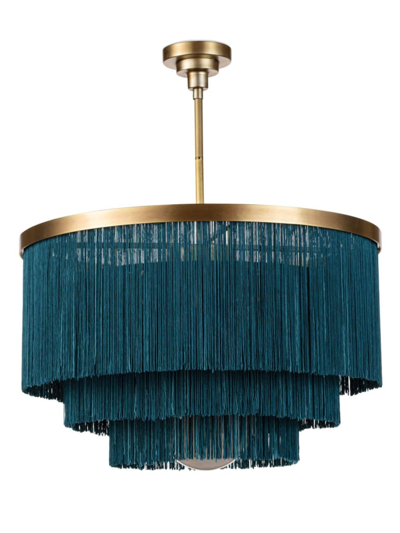Regina Andrew Cabaret Fringe Chandelier In Blue