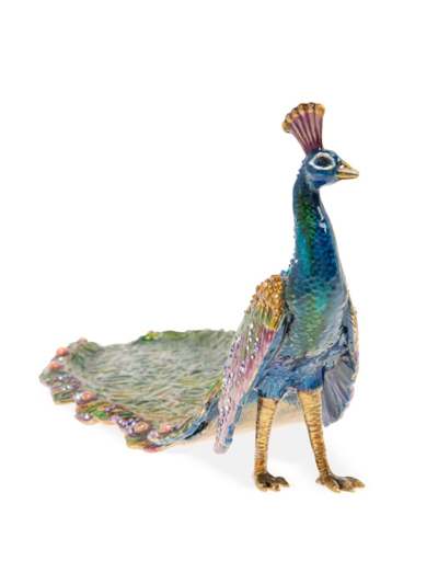 Jay Strongwater Peacock Tray