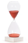 Bey-berk Hand-blown Sand Timer Hourglass (90 Minute) In Red