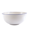 Vietri Aurora Edge Medium Bowl In White