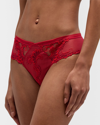 Lise Charmel Dressing Floral Boyshort Briefs In Dg/dressing Argen