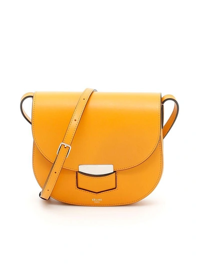 Celine Small Trotteur Bag In Daffodil|giallo