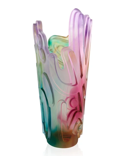 Daum Crystal Rock I Vase