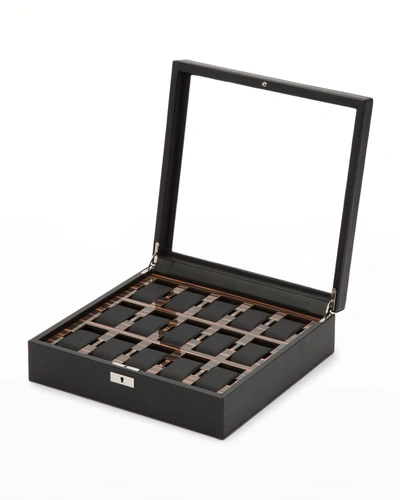 Wolf Roadster 15-piece Watch Box In Black