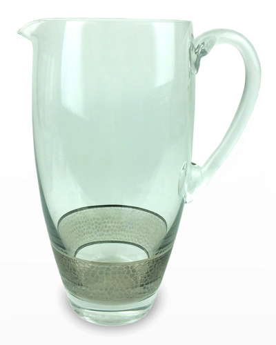 Michael Wainwright Panthera Indigo Glass Pitcher In Blue