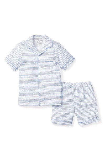 Petite Plume Kids' Baby's, Little Boy's & Boy's 2-piece Mo La Mer Classic Pajama Shorts Set In Blue