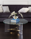 Interlude Home Tamara Acrylic Coffee Table