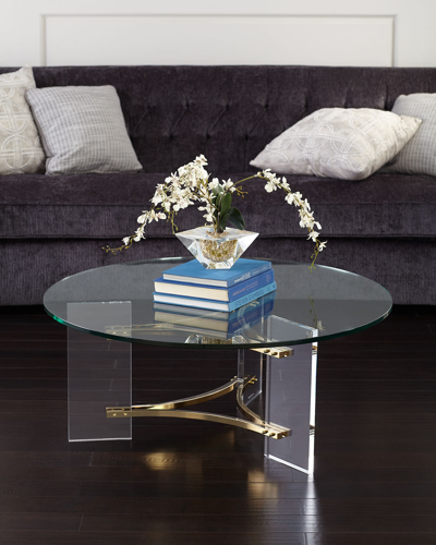 Interlude Home Tamara Acrylic Coffee Table