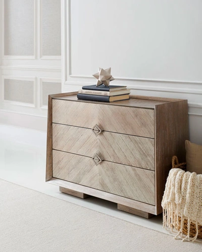 Caracole A Natural Night Stand In Ash Driftwood/silver Driftwood/sundanc