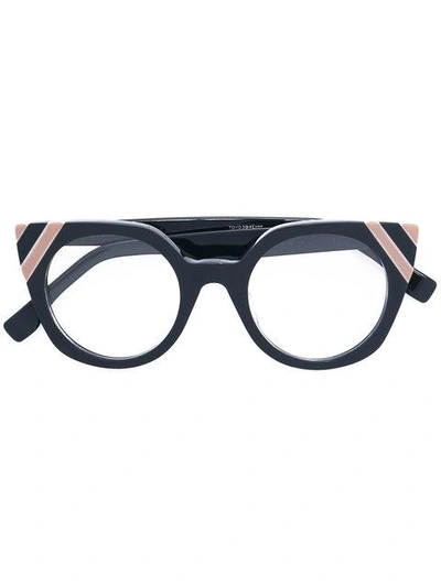 Fendi Cat Eye Glasses In Grey