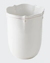 Juliska Berry & Thread Whitewash Ceramic Waste Basket