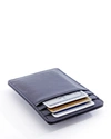 Royce New York Monogrammed Leather Magnetic Money Clip Wallet In Black