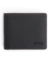 Royce New York Rfid Blocking Bifold Wallet, Personalized In Blank And Tan