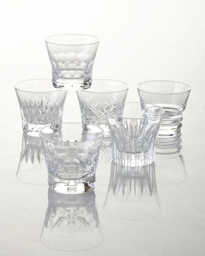 Baccarat Everyday  Assorted Old Fashion Tumblers, Set Of 6 In Clear