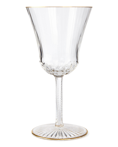 Saint Louis Crystal Apollo Gold-rim Water Goblet