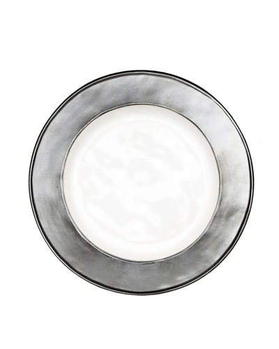 Juliska Emerson Side Plate In White/pewter