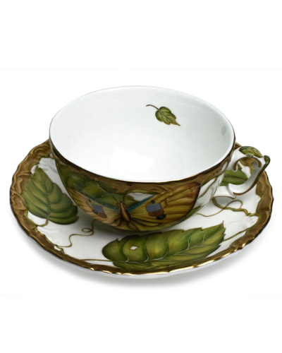 Anna Weatherley Exotic Butterflies Teacup And Saucer Set