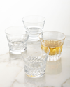 Baccarat Dallas Assorted Double Old-fashioned Glasses, Set Of 4 In Clear