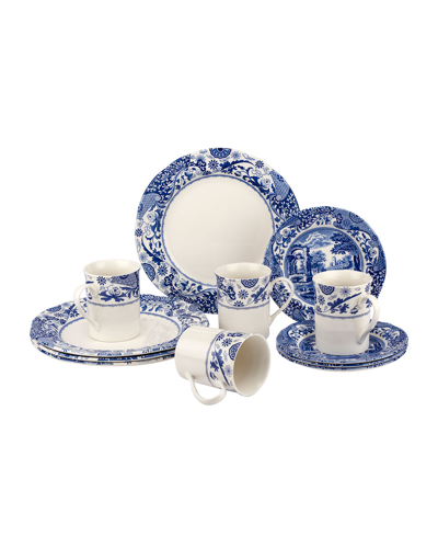 Spode Blue Italian Brocato 12pc Set