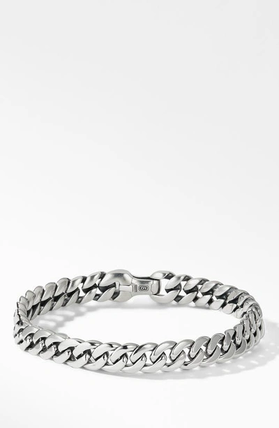 David Yurman Chain Sterling Silver Curb Chain Bracelet