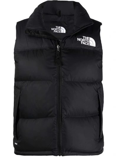 The North Face Down-padded Gilet In Black