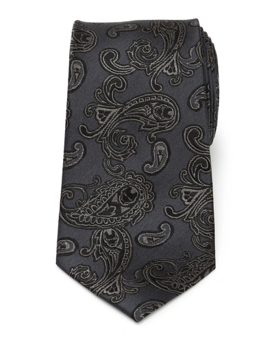 Cufflinks, Inc Men's Iron Man Paisley Silk Tie In Gray
