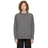 Co Wool/cashmere Knit Turtleneck Sweater In Grey