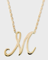 Lana 14k Malibu Initial Necklace In Initial M
