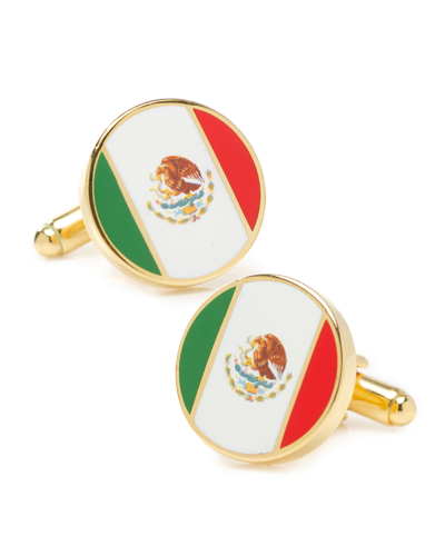 Cufflinks, Inc Men's Mexico Flag Round Cufflinks In Multi