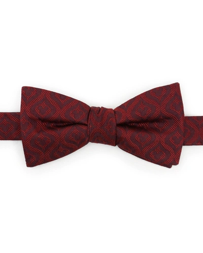 Cufflinks, Inc Men's Mickey Mouse Holiday Silk Bow Tie In Maroon