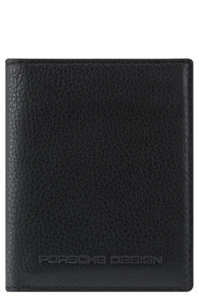 Porsche Design Roadster Business Leather Billfold Wallet In Black