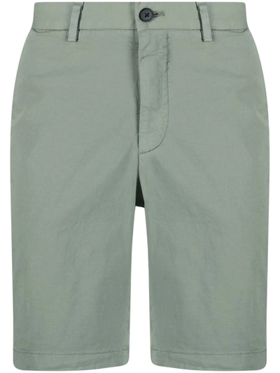 Theory Men's Zaine Solid Chino Shorts In Green