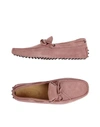 Tod's Loafers In Pastel Pink